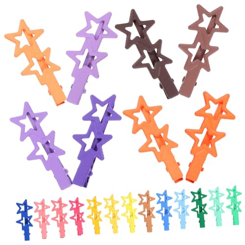 MERRYHAPY 21 Stück Metall Stern Haarspangen Süße Haarspangen Für Mädchen Sternförmige Haar-accessoires von MERRYHAPY