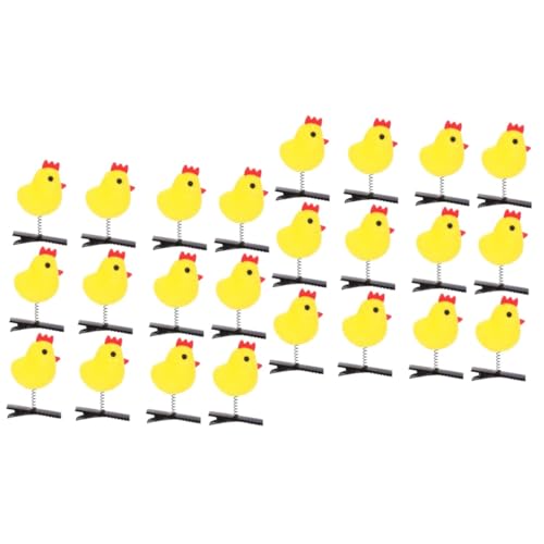 MERRYHAPY 2 Sets Hühner-haarspangen für Mädchen Küken-haarspangen-set Haar-accessoires für Damen Haarspangen für Partys Stilvoll und Sanft Zum Haar 12 Stück von MERRYHAPY