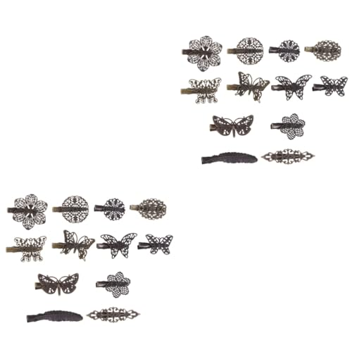 MERRYHAPY Stk Vintage Krokodilklemme Mädchen Haarspange Haarspangen für Mädchen Vintage Blatt Haarspange Vintage Haarspange französische haarnadel Frauen Haarnadeln Mädchen Haare von MERRYHAPY