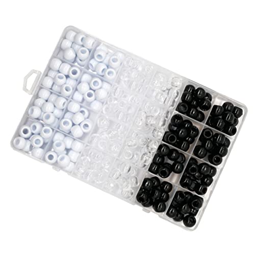 MERRYHAPY 240stücke Dreadlocks Ringe Zopfperlen Set Schmuck Für Afro-haare Diy Haaraccessoires Farbige Und Transparente Haarperlen Für Kreative Frisuren Und Dekoration von MERRYHAPY