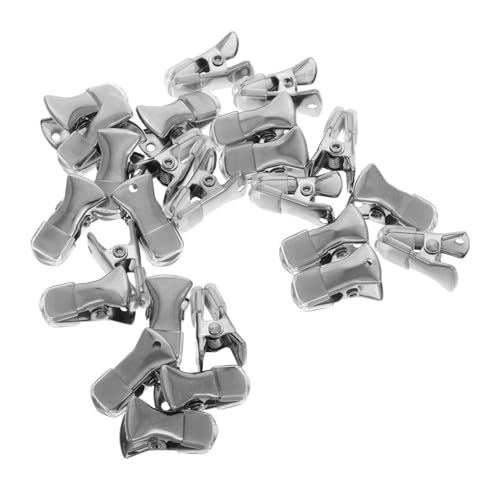 MERRYHAPY 25 Stück Teiliges Metallklammer Alligator Clips aus Robustem für DIY Bastelarbeiten Kleine Hat Clip Aufbewahrung Leichter und Tragbarer für Vielseitige Anwendungen von MERRYHAPY