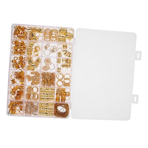 MERRYHAPY 257stücke Dreadlock-haar Manschetten Zubehör Haaranhänger Flecht Schmuck Haar Perlen Für Damen Zöpfe Haarschmuck Dreadlock Zubehör MERRYHAPY 257stücke Dreadlock-haar Manschetten Zubehör Haaranhänger Flecht Schmuck Haar Perlen Für Damen Zöpfe Haarschmuck Dreadlock Zubehör von MERRYHAPY