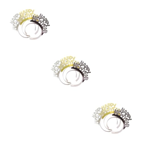 MERRYHAPY 27 Stk Frohes Neues Jahr Haarbänder Urlaubsparty Gefallen Haarschmuck Partydeko 2020 Silvester-haarreifen 2020 Party-requisiten Haarpflegezubehör Partyzubehör Für Das Neue Jahr von MERRYHAPY