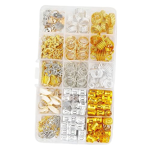 MERRYHAPY 280stücke Dreadlocks Haarringe Diy Haarschmuck Haarflechtaccessoires Für Zöpfe Und Hochwertiges Material Für Festival Und Party von MERRYHAPY