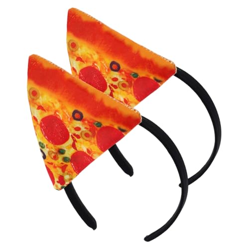 MERRYHAPY 2 Stück Pizza Haarband Party Kopfschmuck Haar Accessoire Foto Requisite Lustiges Stirnband Für Auftritte Erwachsene Und Kinder von MERRYHAPY