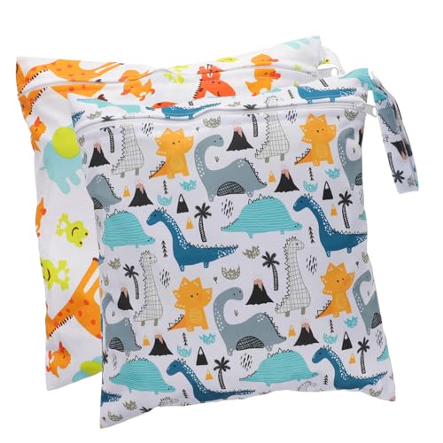 MERRYHAPY 2St Aufbewahrungstasche mit Reißverschluss -Badebekleidung Windeltasche für Kleinkinder aufbewahrungssack Storage Pockets Badeanzug multifunktionale Wickeltasche Periodenbeutel von MERRYHAPY