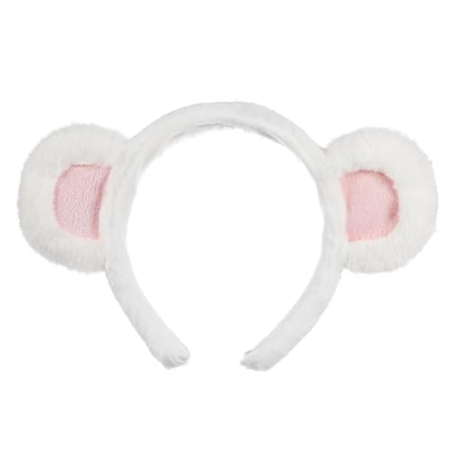 MERRYHAPY 2St Bärenohr Stirnband Haarschmuck mit Bärenohren tragen haarband Plüschohren Haarband haarband hair Kostüm-Haar-Requisite Festival-Stirnband-Requisiten Stoff von MERRYHAPY
