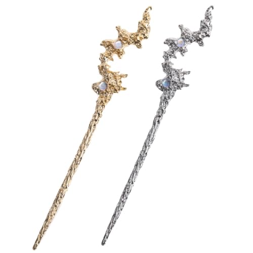 MERRYHAPY 2er Satz Haarstäbe Haarnadeln Für Damen Dutt Vintage Haarstäbchen Haar-accessoires Für Mädchen MERRYHAPY 2er Satz Haarstäbe Haarnadeln Für Damen Dutt Vintage Haarstäbchen Haar-accessoires Für Mädchen von MERRYHAPY
