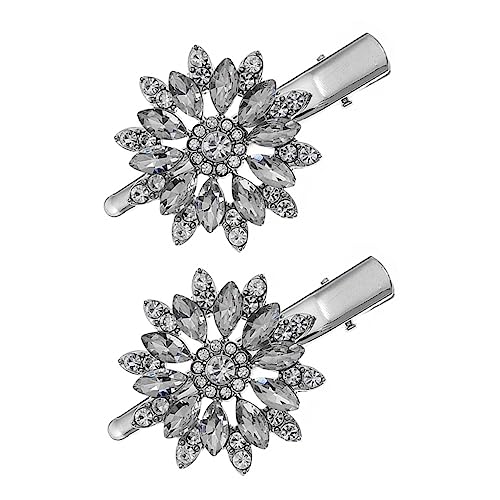 MERRYHAPY Strass-blumen-haarspange Für Damen 2 Stück Satz Seitliche Haarnadel Passende Hochzeit Frisur Schmuck MERRYHAPY Strass-blumen-haarspange Für Damen 2 Stück Satz Seitliche Haarnadel Passende Hochzeit Frisur Schmuck von MERRYHAPY