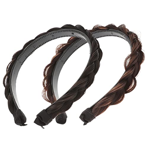 MERRYHAPY 2stücke Breites Geflochtenes Haarband Für Damen Und Mädchen Rutschfeste Haarschmuck-accessoires Für Verschiedene Anlässe Mit Elegantem Design Und Charmantem Look von MERRYHAPY