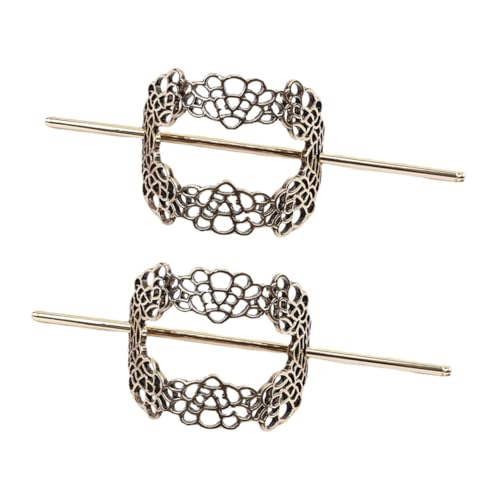 MERRYHAPY Haarnadel Für Damen 2er-pack Haarknoten-clips Modischer Haarschmuck Aus Metall Dekorative Haarnadel Für Festliche Styles von MERRYHAPY