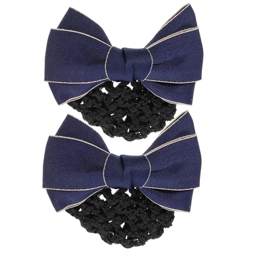 MERRYHAPY 2stücke Damen Haarnetz Mit Schleife Professioneller Haarschmuck Für Und Hochsteckfrisuren Eleganter Haarclip Für Alltag Und Besondere Anlässe Geeignet Für Feines Und Dickes von MERRYHAPY