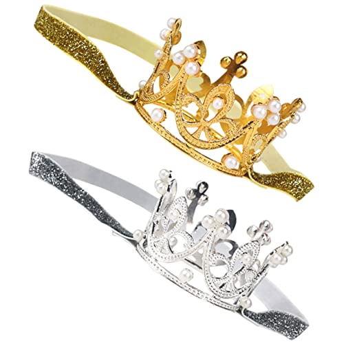 MERRYHAPY 2 Stück für Jungen und Mädchen Krone Entzückender Geburtstagshut für Kinder Festival-kopfbedeckung Dekorative Geburtstagskappe für Geburtstagsdekorationen von MERRYHAPY