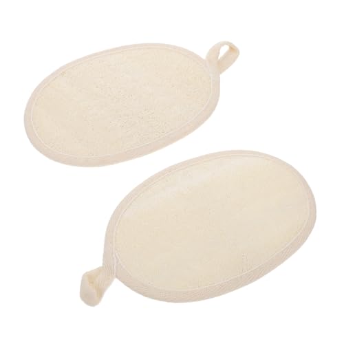 MERRYHAPY 2 Peeling-badetücher Aus Luffa – Natürliche Schrubber Duschtücher Zum Entfernen Abgestorbener Haut Badereiniger von MERRYHAPY