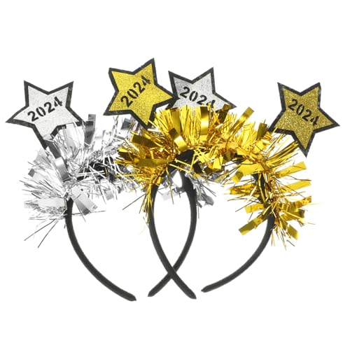 MERRYHAPY 2stücke Glitzernde Neujahrskopfbedeckungen Fünfzackiger Stern Haarreif Für Feiertagsfeiern Und Feste Für Weihnachten Geburtstagsfeiern Und Mehr von MERRYHAPY