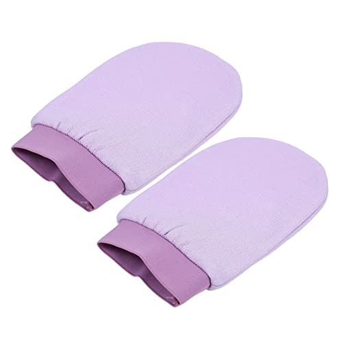 MERRYHAPY 2 Stück Peeling-Badehandschuhe doppelseitige Handtücher Asche Schlamm Rückenschrubber Reinigungskraftmaterial für Zuhause und unterwegs von MERRYHAPY
