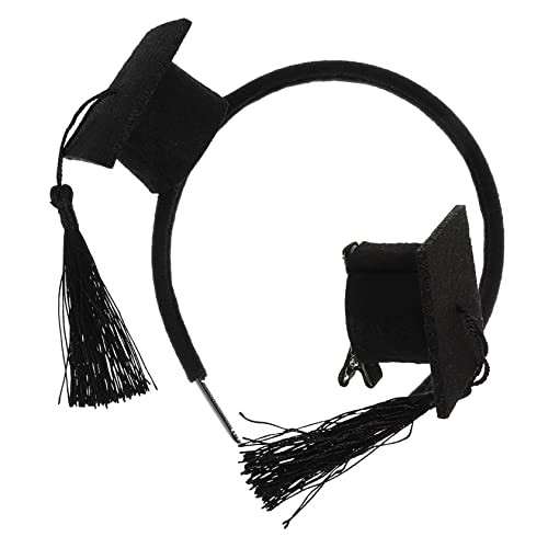 MERRYHAPY 2stücke Mini Doktorhut Haarschmuck-set Set Mit Haarnadel Und Haarband Für Abschlussfeiern Langlebige Und Handgefertigte Haarschmuck Für Freundinnen Und Klassenkameraden Für von MERRYHAPY