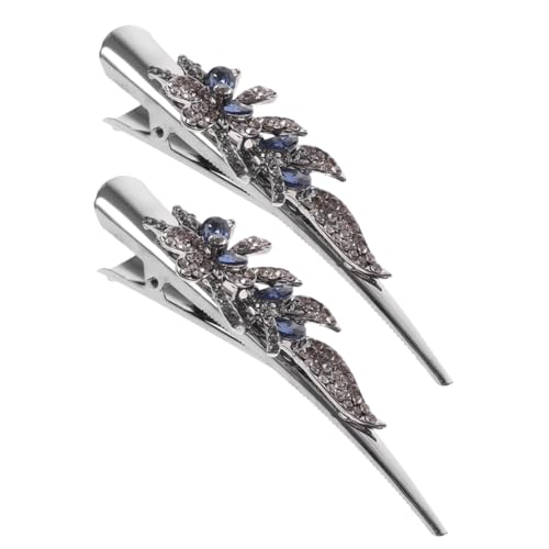 MERRYHAPY 2stücke Metall-haar-accessoires Mit Vintage-design Schillernde Krokodilklemmen Für Damen Dekorative Haarspangen Mit Strasssteinen Stilvolle Haarschmuck Für Hochzeiten Und Partys von MERRYHAPY
