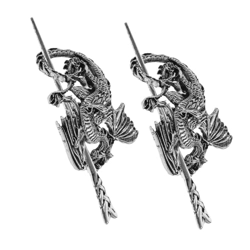 MERRYHAPY Vintage Metall Haarnadeln Chinesischer Haarstab Damen Haarschmuck Mittelalter Haarspange Hochzeit Haaraccessoires Antike Haarstäbchen Retro Haardekorationen Elegante Frisurhalter von MERRYHAPY