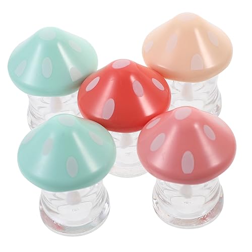 MERRYHAPY 10stücke Mushroom Lip Gloss Tubes Mit Wiederverwendbare Und Tragbare Lippenbalsam-flaschen Für Lipgloss Kreative Und Langlebige Behälter Aus Mischfarben von MERRYHAPY