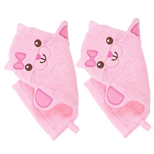 MERRYHAPY 2stücke Junge Mädchen Badehandschuhe Körper Peeling Handschuhe Badezubehör Für Junge Mädchen Kleinkinder Zum Duschen Und Baden von MERRYHAPY