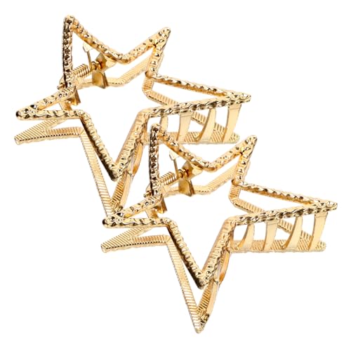 MERRYHAPY 2 Stück Metall Stern-haarspangen Süße Mini Haar-accessoires Für Frauen Und Mädchen Charme Haarspangen Mit Stern-design MERRYHAPY 2 Stück Metall Stern-haarspangen Süße Mini Haar-accessoires Für Frauen Und Mädchen Charme Haarspangen Mit Stern-design von MERRYHAPY
