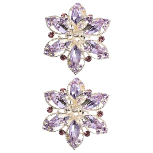 MERRYHAPY 2 Stücke Strass Blume Haarnadel Blume Clips Für Frauen Dekorative Haar Clips Für Mädchen von MERRYHAPY