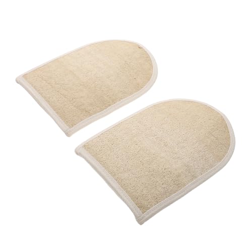MERRYHAPY 2er Satz Haushalts-badehandschuhe Tiefenreinigungs-badehandschuhe Schrubben Luffa-badetuch Peeling-badezubehör Rückenbadeschrubber Badezimmer-badetücher von MERRYHAPY