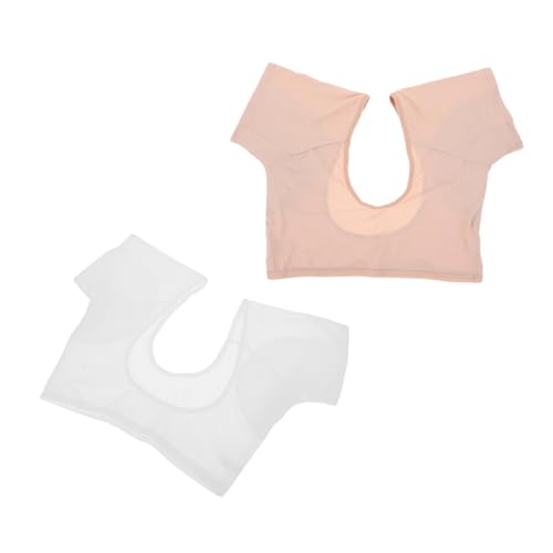 MERRYHAPY 2st Schweißpads Unter Den Achseln Sportzubehör Transpiration Sweatweste Für Damen Schweißabsorbierendes Pad Schweißflecken Auf Der Weste Achsel-schweiß-pad Polyester (polyester) von MERRYHAPY
