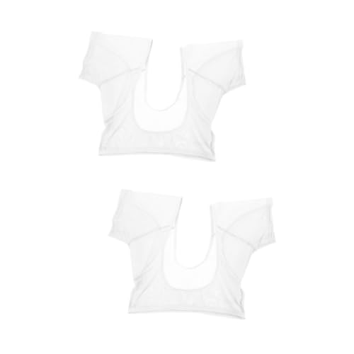 MERRYHAPY 2st Schweißpads Unter Den Achseln Unterarm Unterhemden Korsettoberteile Für Frauen Achselschweißweste Damen Kurzarmbluse Kleidungsstück Schild Damen-tanktop Bluse Für Damen Nylon von MERRYHAPY