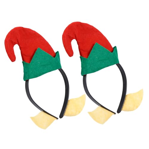 MERRYHAPY 2er Satz Weihnachts-stirnbänder Lustige Haarreifen Für Festtags-ausstattung Winterliche Kopfschmuck-accessoires von MERRYHAPY