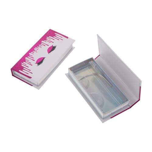 MERRYHAPY 2stücke Kreative Wimpernverpackungsboxen Papier Tragbare Aufbewahrung Für Falsche Wimpern Design Für Beauty-salons Und Persönlichen Gebrauch von MERRYHAPY