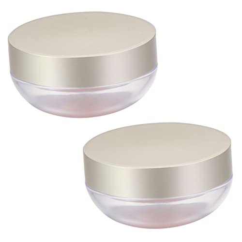 MERRYHAPY 2stücke Loser Puderdosenbehälter Puderdose Aus Kunststoff Puderetui Puderbehälter Puderbox Puderbehälteretui Tragbar Wiederverwendbar Für Puder Lidschatten von MERRYHAPY