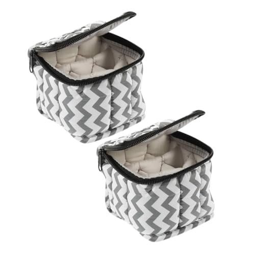 MERRYHAPY 2stücke Nagellack Aufbewahrungstasche Für Flaschen Tragbarer Organizer Für Nagellack Mit Doppeltem Schutz Für Maniküre Und Unterwegs von MERRYHAPY