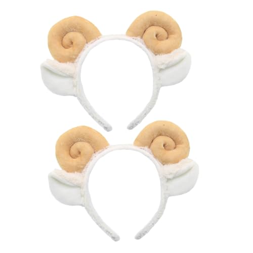 MERRYHAPY 2stücke Schafhorn Haarband Für Cosplay Zubehör Für Kostümpartys Halloween Und Tägliches Styling Leicht Und Strapazierfähig von MERRYHAPY