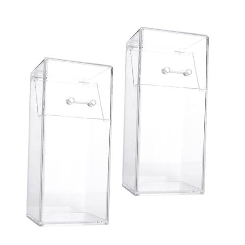 MERRYHAPY 2stücke Stiftehalter Transparent Aus Acryl Stiftbehälter Für Schreibwaren Einfache Lagerung Box Praktische Aufbewahrungsbox Für Bürobedarf von MERRYHAPY