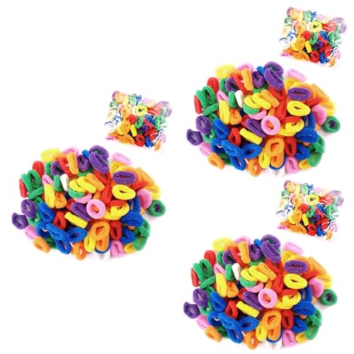 MERRYHAPY 150stücke Elastische Haarbänder Für Mädchen Bunte Dehnbare Haargummis Aus Strapazierfähigem Für Pferdeschwanz-styles Zufällige Farben von MERRYHAPY