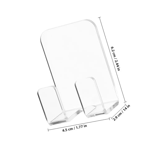 MERRYHAPY 3 Stck Transparente Duschwand Halter Wandhalterung für Rasierer Handtücher und Organizer Multifunktionale Aufbewahrung für Badezimmer Platzsparend und Leicht zu Reinigen von MERRYHAPY