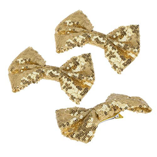 MERRYHAPY 3stücke Glitzernde Bowknot Haarspangen Für Mädchen Junge Mädchen Haarschmuck Mit Clip Für Partys Weihnachten Und Alltag von MERRYHAPY