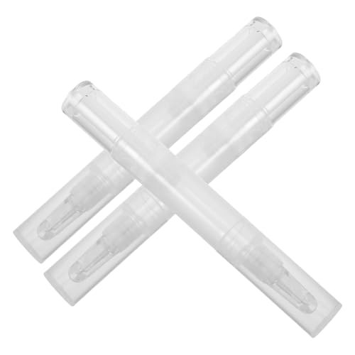 MERRYHAPY 3 Stück Kosmetik Twist Stifte mit Silikonspitze Nachfüllbare Makeup Pens für Foundation Lippen Nagelöl Kompakt Robust für Unterwegs Flexibles Beauty Tool für Frauen von MERRYHAPY