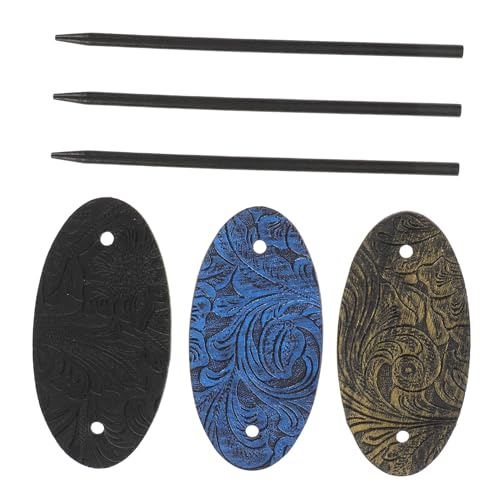 MERRYHAPY 3 Stück Vintage Haarnadel Chignon Pin Haarnadel für Frauen Hochsteckfrisur Chignon-Nadel Haarnadeln für Frauen Haarstäbchenbrötchengabel für langes Haar Haarzubehör pu von MERRYHAPY