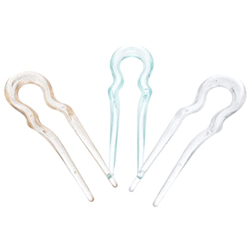 MERRYHAPY 3stücke Haarnadeln Französisch U-förmig Haarstäbe Für Dickes Haar Frauen Haarschmuck Accessoires Langes Haar Chignon Zubehör von MERRYHAPY