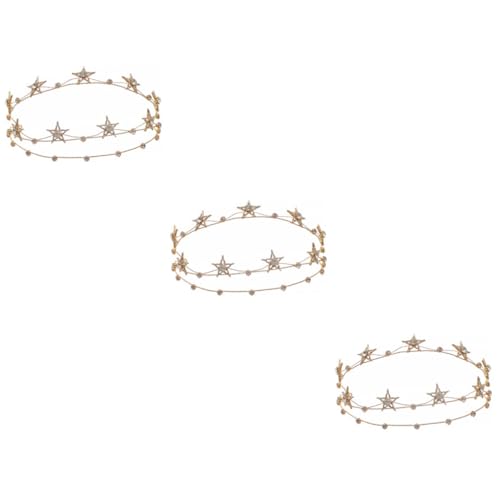 MERRYHAPY 3 Stücke Hochzeit Haarbänder Für Frauen Mode Legierung Stirnband Zarte Kristall Braut Kopfbedeckungen Haar Schmuck von MERRYHAPY