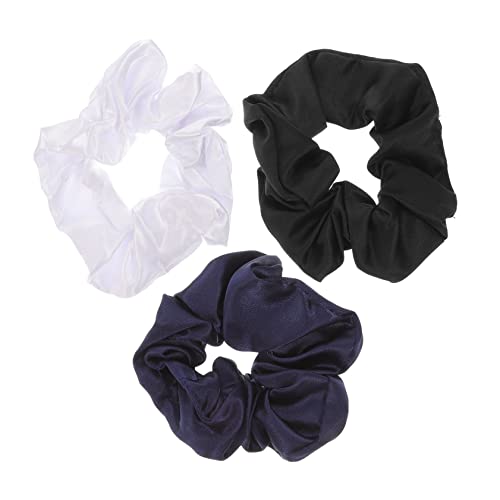 MERRYHAPY 3stücke Einfarbiger Haarring Große Haargummis Elastische Haar Scrunchies Haarstyling-accessoires Haarschmuck Für Mädchen Und Frauen Pferdeschwanzhalter Neugeborenen-stirnbänder Für von MERRYHAPY