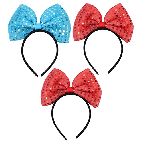 MERRYHAPY Festives Haarband Mit Schleife Glänzendes Kopfbedeckungs-accessoire Weihnachtliche Party-zubehöre Langlebig Und Praktisch von MERRYHAPY