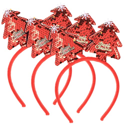 MERRYHAPY Charmantes Weihnachtsbaum-stirnband Haarreif Glitzer Für Weihnachtsfeiern von MERRYHAPY