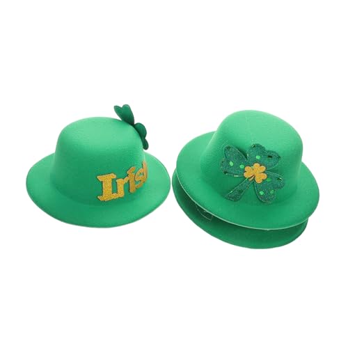 MERRYHAPY 3stücke Teiliges Irish Shamrock Mini-hut Haarclips Für Frauen Und Mädchen Haaraccessoires Für Patrick's Day Kostüm Und Feierlichkeiten von MERRYHAPY