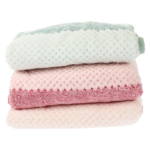 MERRYHAPY 3pcs Waschlappen Gesicht Handtücher Waschhandtücher Weiche Waschlappen Absorption Face Waschlappen von MERRYHAPY