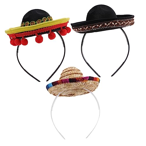 MERRYHAPY 3stücke Stirnbänder Für Frauen Haarreif Für Mädchen Modischer Haarreif Damen Stirnband Kopfschmuck Haar Zubehör Outdoor Hut Design Sonnenbrand Schutz von MERRYHAPY