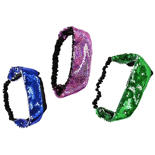 MERRYHAPY 3stücke Teiliges Set -haarbänder Für Und Mädchen Stylische Haarschmuck-accessoires Rosy Blau Und Grün Für Partys Und Tägliches Tragen Leicht Und von MERRYHAPY